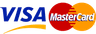 Accept Visa and Mastercard